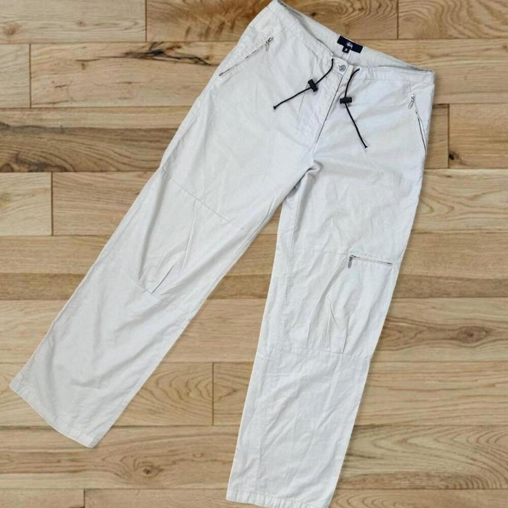 Vintage 90s Stussy off white / cream gorpcore cargo pants :p size 9